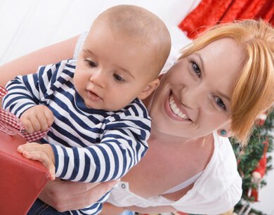Mutter mit Baby