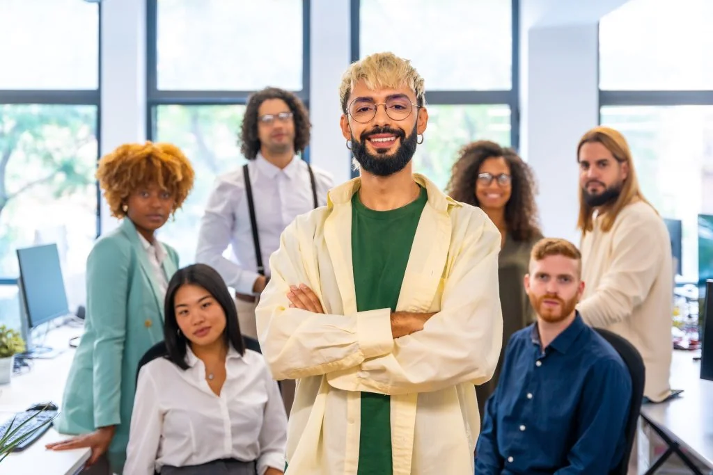 young and modern entrepreneur smiling at camera ne 2024 12 09 04 51 06 utc